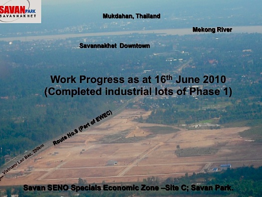 Savan SENO Industrial park, Laos